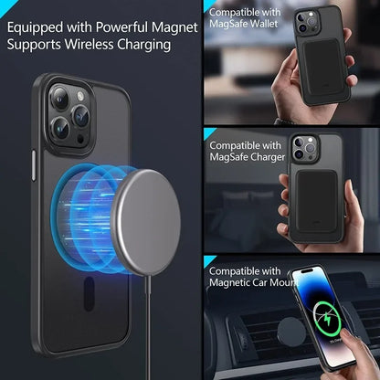 Matte Translucent Frosted Wireless Charging Case